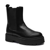 Sztyblety damskie - TWINSET Sztyblety | z dodatkiem skóry - miniaturka - grafika 1