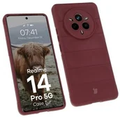 Etui i futerały do telefonów - Bizon Pancerne etui Case Tur do Realme 14 Pro 5G, burgundowe - miniaturka - grafika 1