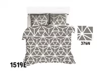 Pościel - Pościel 160x200 1519E szara biała geometryczna 376N - miniaturka - grafika 1