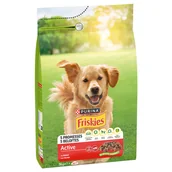 Sucha karma dla psów - Purina Friskies Adult Active, wołowina - 3 kg - miniaturka - grafika 1