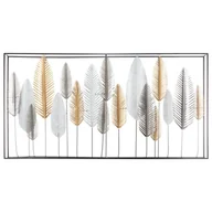 Pozostałe ozdoby ogrodowe - Atmosphera Ozdoba ścienna z motywem liści DECO 134 x 68 cm 166950 - miniaturka - grafika 1
