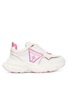 Guess Sneakersy K5BZ50 WO120 Biały - Buty dla dziewczynek - miniaturka - grafika 1