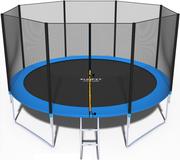 Trampoliny - FunFit trampolina ogrodowa dla dzieci, 404 cm - miniaturka - grafika 1