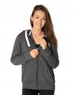 Bluzy damskie - Sportowa Bluza Bawełniana Damska Dresowa Rozsuwana z Kapturem Dres 4594 XL - miniaturka - grafika 1