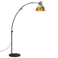 Lampy stojące - vidaXL Lampa stojąca, 25 W, antyczny mosiądz, 150 cm, E27 - miniaturka - grafika 1