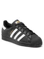 Trampki męskie - Adidas Buty Superstar J EF5398 Czarny - miniaturka - grafika 1
