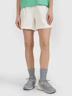 Spodenki damskie - 4F Spodenki casual damskie 4FRSS25TSHOF750-11S Biały Roz. XS - miniaturka - grafika 1