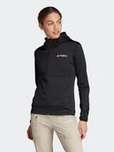 Odzież trekkingowa damska - adidas Bluza Terrex Xperior IB1823 Czarny Slim Fit - miniaturka - grafika 1