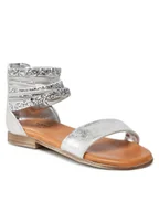 Buty dla dziewczynek - Primigi Sandały 1935300 S Srebrny - miniaturka - grafika 1