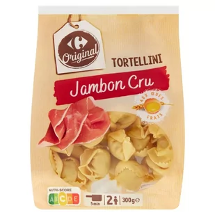 Carrefour Original Tortellini makaron z nadzieniem z mięsa wieprzowego i szynki wieprzowej 300 g - Szybkie dania obiadowe - miniaturka - grafika 1