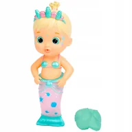 Lalki dla dziewczynek - Bloopies Syrenka lalka do kąpieli zmieniająca kolor + muszelka zielona - miniaturka - grafika 1