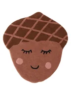 Dywany dla dzieci - OYOY mini Dywan "Acorn" w kolorze jasnobrązowym - 90 x 90 cm - miniaturka - grafika 1