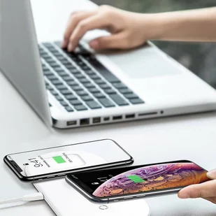 Baseus 3w1 ładowarka bezprzewodowa Qi do telefonu, Apple Watch i słuchawek AirPods 18W biały (WX3IN1-02) - Ładowarki do telefonów - miniaturka - grafika 12