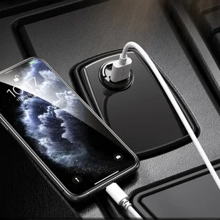 Remax mini inteligentna ładowarka samochodowa USB Typ C 18W Power Delivery PD czarny (RCC228 black) - Ładowarki samochodowe - miniaturka - grafika 7