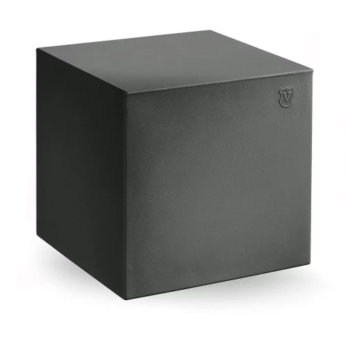 Pufa Cube 45x45 cm antracytowa - Lyxo Design