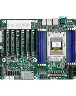 Płyta główna ASRock WRX80D8-2T 1x sWRX8 AMD Ryzen Threadripper PRO WRX80 NVMe, SATA, 2xM2, 2x10GbE, IPMI - Płyty główne serwerowe - miniaturka - grafika 1