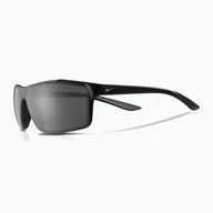 Okulary przeciwsłoneczne - Okulary przeciwsłoneczne męskie Nike Windstorm matte black/silver/polar grey - miniaturka - grafika 1