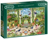 Puzzle - Jumbo Spiele Falcon de luxe Butterfly Conservatory 1000 sztuk 1000 elementów puzzle puzzle, Flora i Fasa, dla dzieci i dorosłych, dziewcząt, 12 lat (wewnątrz) 11255 - miniaturka - grafika 1