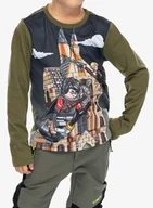 Bluzy dla chłopców - Bluza dziecięca LEGO Tano 706 - dark khaki - miniaturka - grafika 1