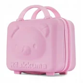 Torby podróżne - ECARLA mini walizka dla dzieci 30x16x24cm Różowa WP10 - miniaturka - grafika 1