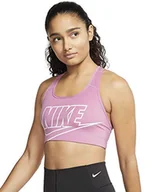 Biustonosze - Nike damski biustonosz sportowy Nike Med Futura Magic Flamingo/(White) XS - miniaturka - grafika 1
