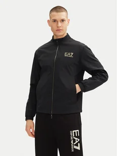 EA7 Emporio Armani Bluza 7M000312 AF13562 UC001 Czarny Regular Fit - Kurtki męskie - miniaturka - grafika 1