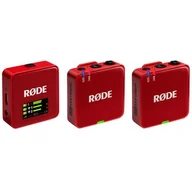 Mikrofony komputerowe - System bezprzewodowy RODE Wireless Go III Czerwony - miniaturka - grafika 1