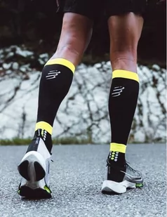 COMPRESSPORT Opaski kompresyjne na łydki R2V3 FLASH - Pozostały sprzęt i akcesoria do ćwiczeń - miniaturka - grafika 4