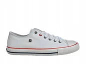 Trampki męskie - BUTY męskie BIG STAR trampki NN174301 białe 40 - miniaturka - grafika 1