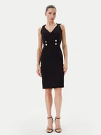 Sukienki - Rinascimento Sukienka koktajlowa CFC0019924002 Czarny Regular Fit - miniaturka - grafika 1