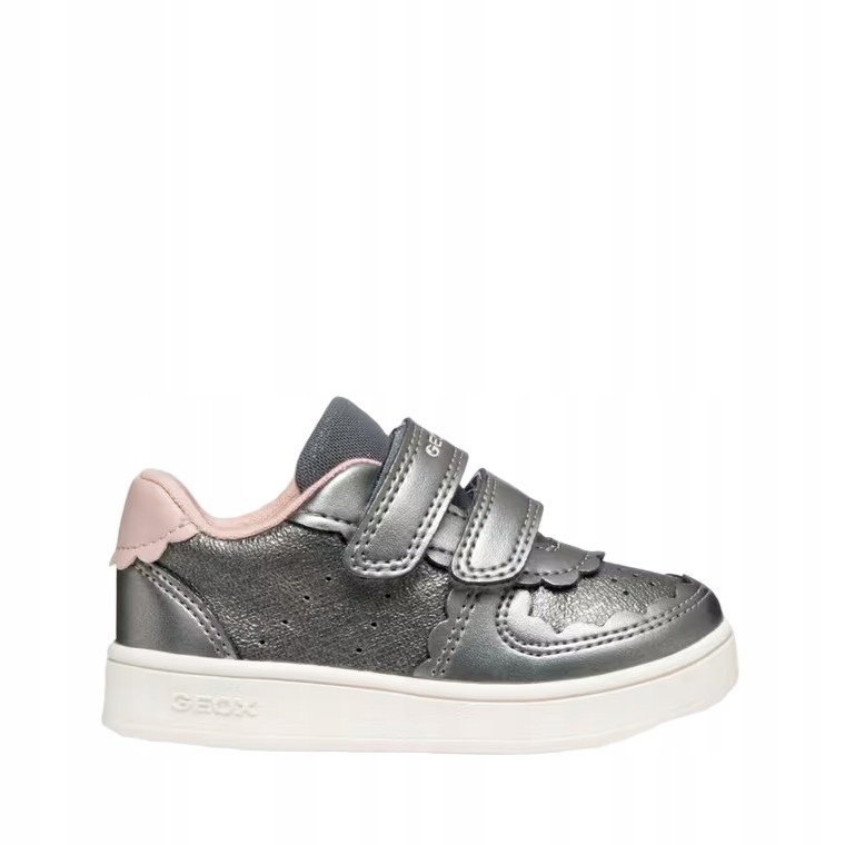 GEOX SREBRNE SPORTOWE BUTY DZIECIĘCE Z ZAPIĘCIEM 25 16DA