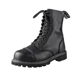 glany GRINDERS - HUNTER (BLACK) 10-dziurkowe - Botki męskie - miniaturka - grafika 1