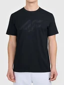 Koszulki męskie - 4F Koszulka w kolorze czarnym - miniaturka - grafika 1