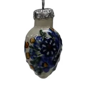 Bombki - Ceramiczna bombka szyszka Ceramika Bolesławiec - miniaturka - grafika 1