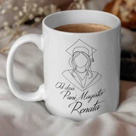 Kubki - Kubek z imieniem - Od dziś Pani Magister - miniaturka - grafika 1