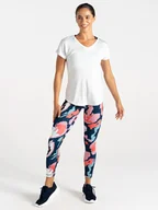 Koszulki sportowe damskie - Dare 2b Koszulka sportowa "Vigilant Tee" w kolorze białym - miniaturka - grafika 1