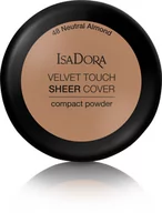 Pudry do twarzy - IsaDora Velvet Touch Sheer Cover Compact Powder 48 Neutral Almond - miniaturka - grafika 1