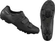 Buty rowerowe - Shimano Buty rowerowe SH-XC100 czarne, r. 46 - miniaturka - grafika 1