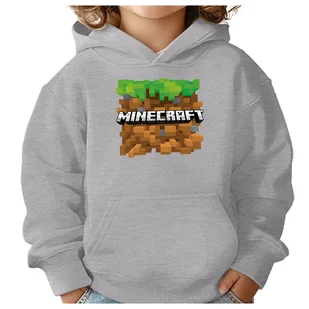 BLUZA DZIECIĘCA MINECRAFT 134-140 DLA DZIEWCZYNKI CHŁOPCA PREZENT - Bluzy dla dziewczynek BLUZA DZIECIĘCA MINECRAFT 134-140 DLA DZIEWCZYNKI CHŁOPCA PREZENT - Bluzy dla dziewczynek - miniaturka - grafika 1