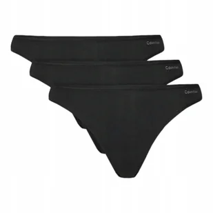 CALVIN KLEIN BIKINI DAMSKIE MAJTKI BIKINI 3PK CZARNE r.XS - Majtki damskie - miniaturka - grafika 1