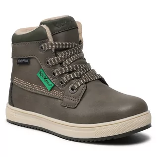 Półbuty damskie - Kickers Trzewiki Yepo 736803-30 M Wpf Khaki 20 - grafika 1