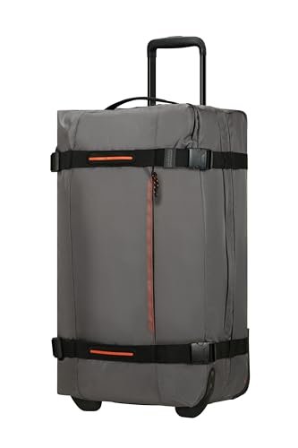 American Tourister Urban Track, torba podróżna na 2 kółkach, 68 cm, 84 l, szara (Dark Grey), szary (Dark Grey), M (68 cm - 84 L), Torba podróżna na 2 kółkach