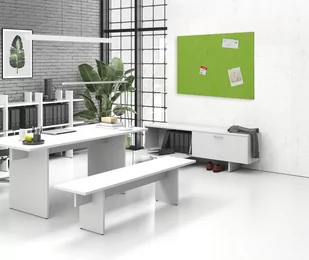 Panel akustyczny ścienny 120 x 80 cm, oliwkowy - Inne meble biurowe - miniaturka - grafika 2