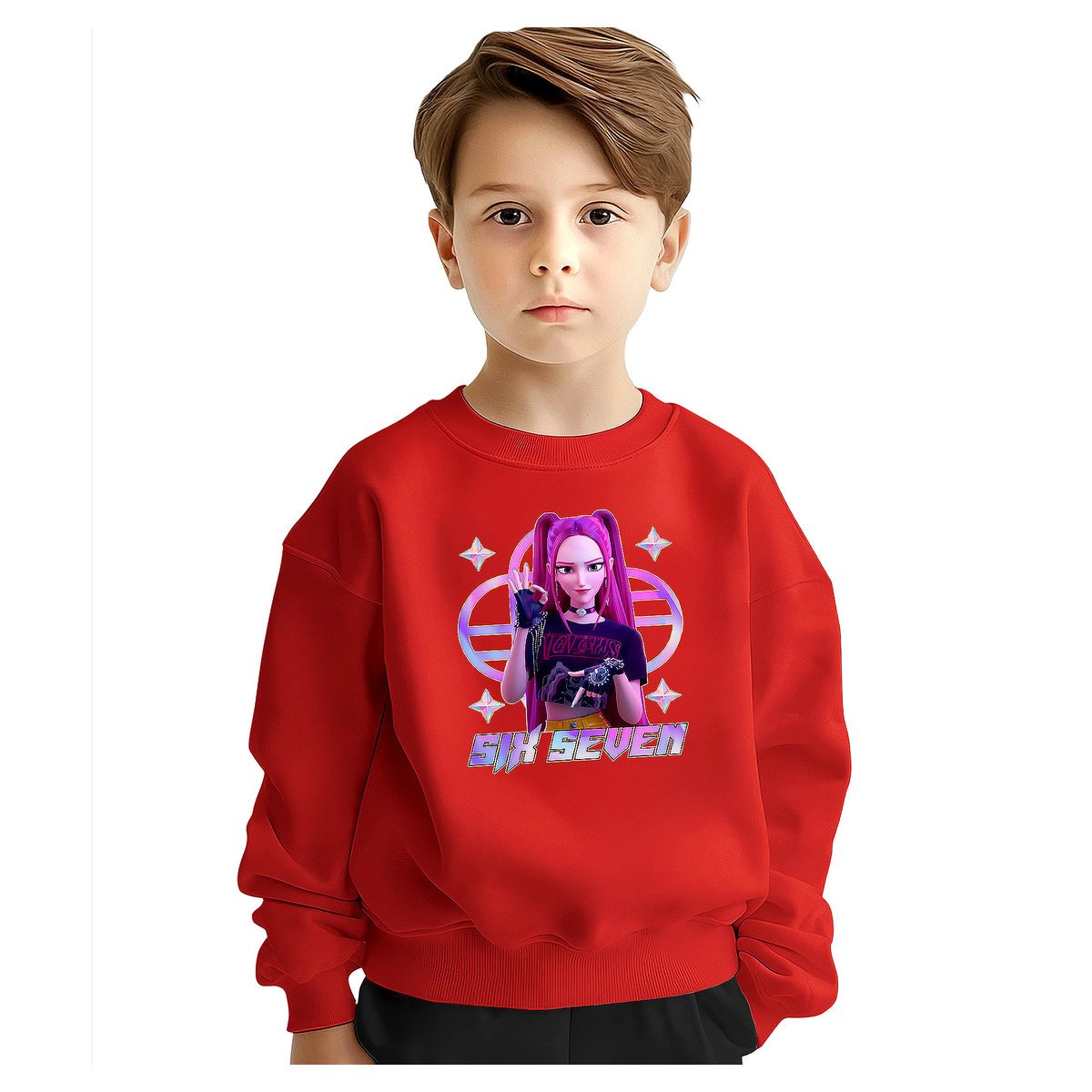 BLUZA DZIECIĘCA 67 SIX SEVEN VIRAL HUNTRIX 110-116 DLA CHŁOPCA DZIEWCZYNKI