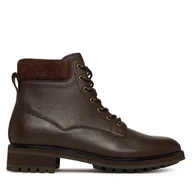 Botki męskie - Kozaki Polo Ralph Lauren 812974121003 Brązowy - miniaturka - grafika 1