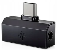 Wzmacniacze słuchawkowe - FiiO x SNOWSKY Tiny B - black - Wzmacniacz słuchawkowy z DAC 3.5mm +4.4mm port - miniaturka - grafika 1