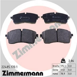 Klocki hamulcowe - komplet ZIMMERMANN 22485.170.1 - Klocki hamulcowe - miniaturka - grafika 1