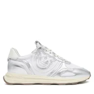 Sneakersy damskie - Sneakersy PINKO Zoe 01 SS0087P085 Srebrny - miniaturka - grafika 1