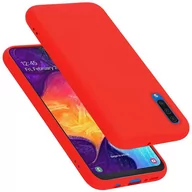 Etui i futerały do telefonów - Pokrowiec Do Samsung Galaxy A50 4G / A50s / A30s Etui w LIQUID CZERWONY TPU Silikon Case Cover Obudowa Ochronny Cadorabo - miniaturka - grafika 1