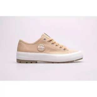 Niskie Damskie Trampki Na Platformie Lee Cooper LCW-23-44-1655L Beżowe-38 - Trampki damskie - miniaturka - grafika 1